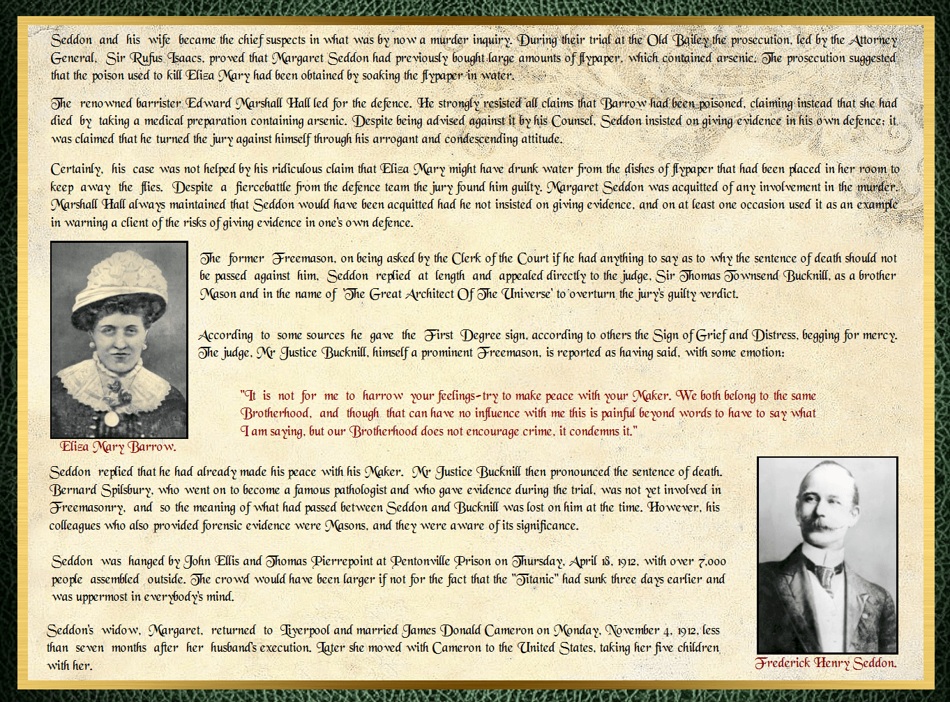 Daughter of William Thomas Barrow & Eliza Jane Watts