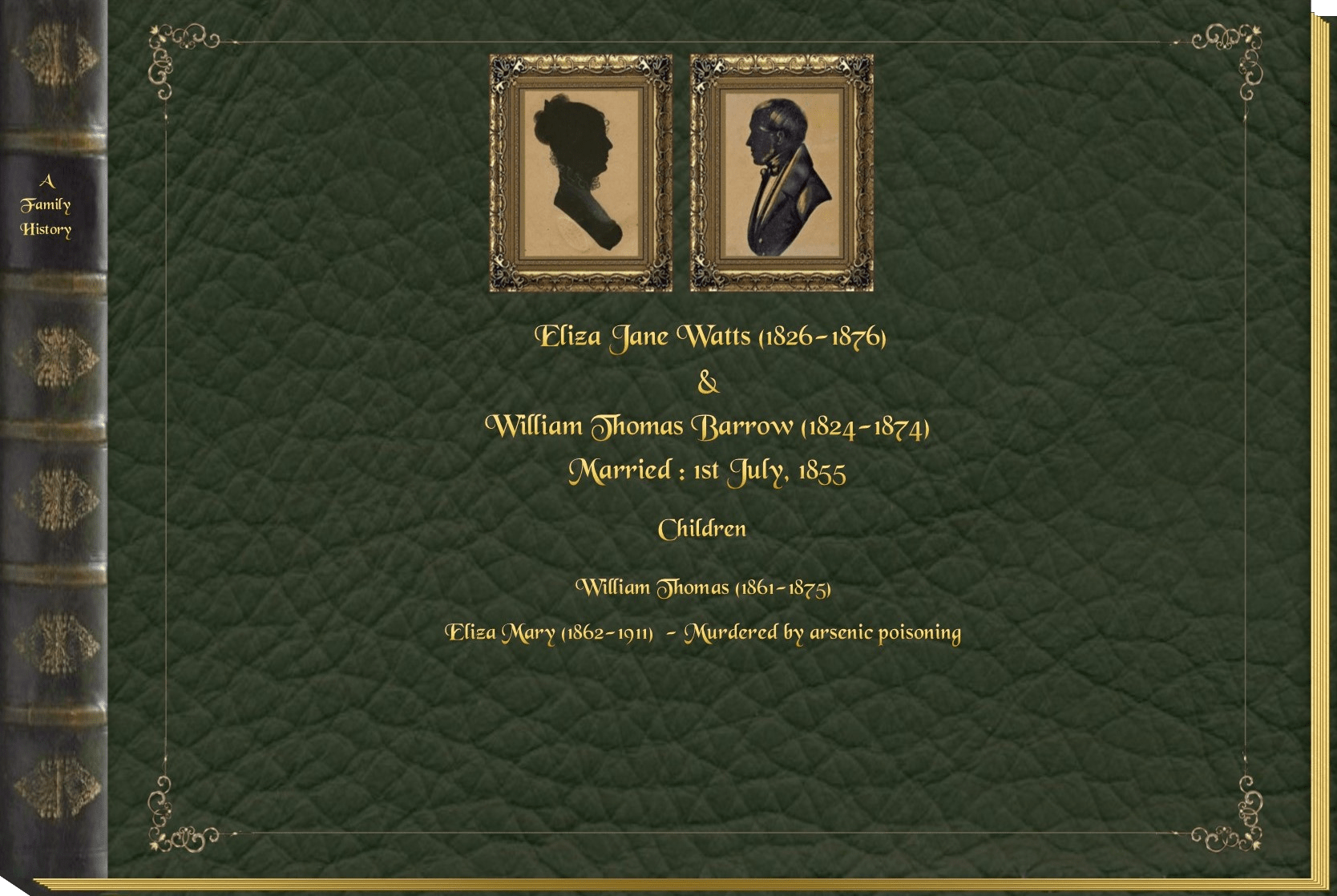 Daughter of William Watts & Dorothy Pringle