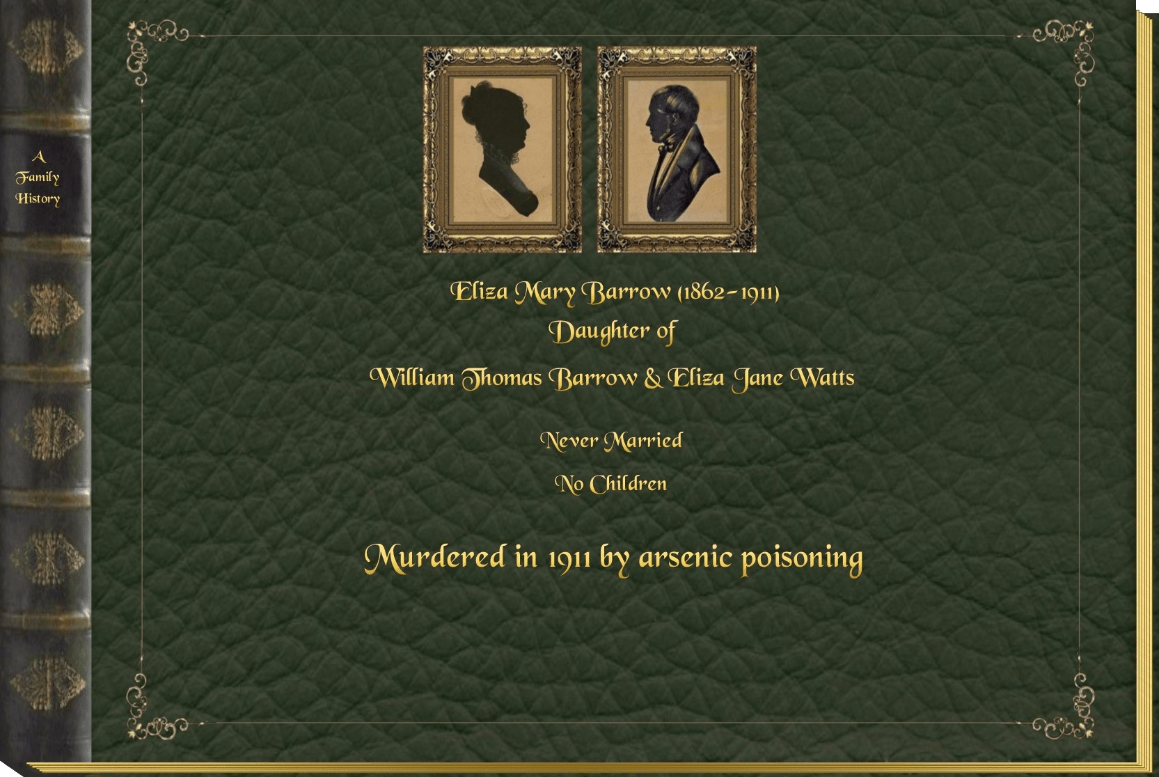 Daughter of William Thomas Barrow & Eliza Jane Watts