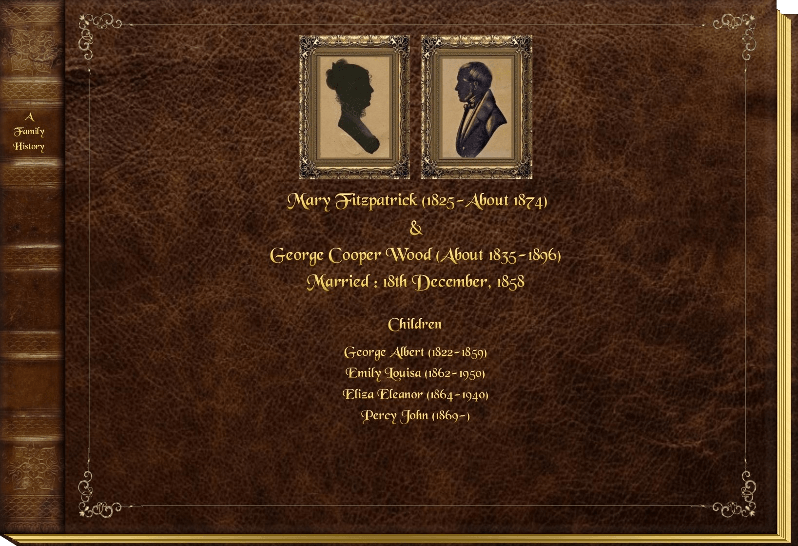 Daughter of Eneas Fitzpatrick & Mary Small