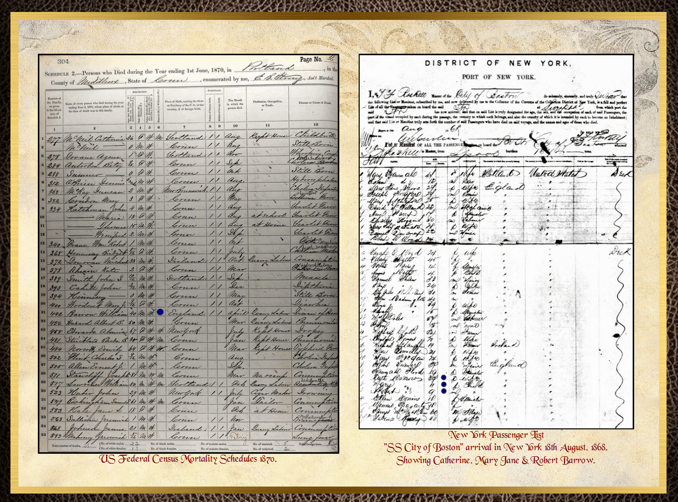 Son of James Barrow & Mary Parkinson