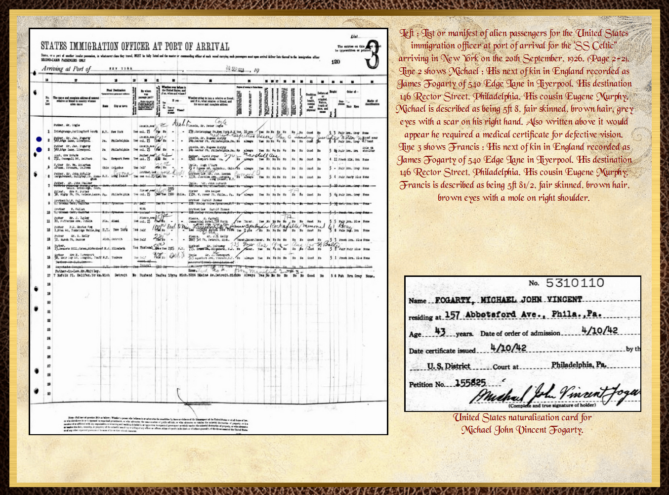 Daughter of John Charles Fitzpatrick & Annie Barrow